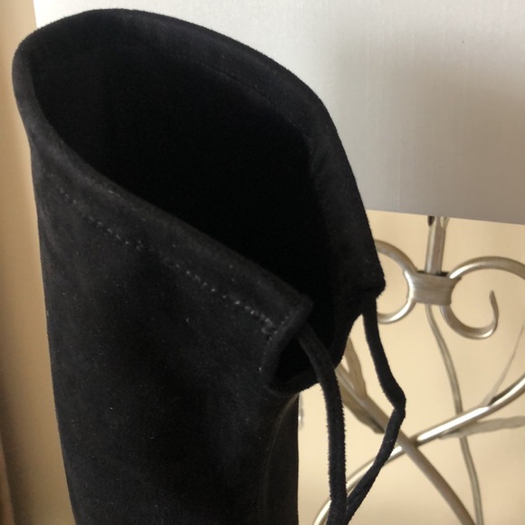 MARC FISHER Black Flat Over the Knee Boots - Picture 4 of 14